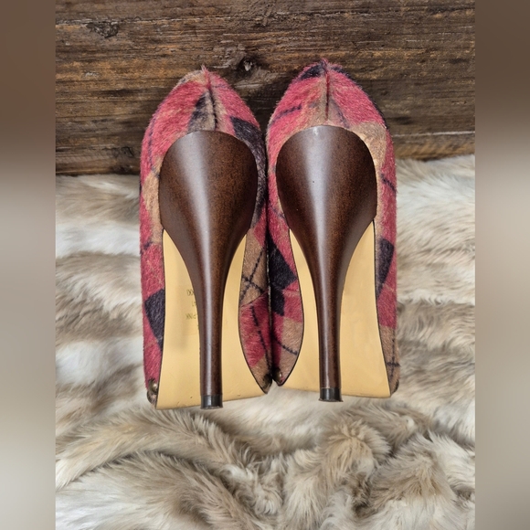 Baker's Pink & Navy Argyle Patchwork Pumps - Picture 6 of 11